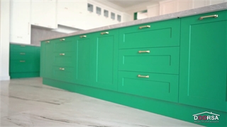 درب چوبی پذیرایی