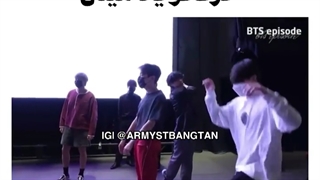 وقتیBTSموقعه تمرین به همدیگه حرکاتو یاد میدن...