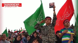 اجرای سرود سلام فرمانده در سیستان و بلوچستان