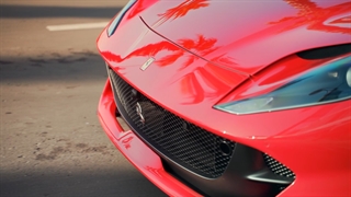 فراری قرمز لوگو موشن