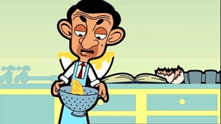 کارتون مستر بین - یادگرفتن آشپزی