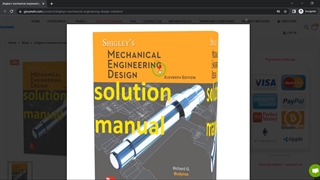 shigley’s mechanical engineering design 11th edition Budynas solutions manual pdf