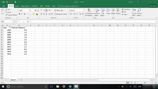 آموزش ساخت نمودار خطی در اکسل