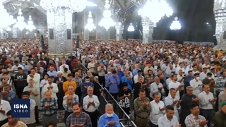 نماز عید قربان در حرم مطهر رضوی