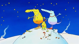 کارتون مولی هیولا - تاپ خوردن