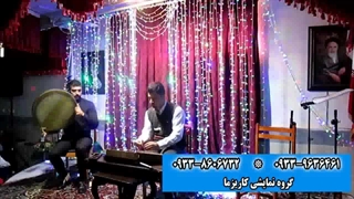 تکنوازی زیبای دف و سنتور در جشن مدرسه