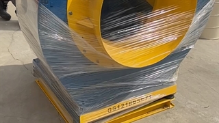 بارگیری و ارسال فن سانتریفیوژ با نصب کانال اسپیرال توسط شرکت کولاک فن09121865671