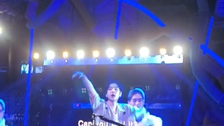 ویدیو منتشر شده از شوگا و سای در حال اجرای آهنگ That That در استادیوم المپیک جمسیل.