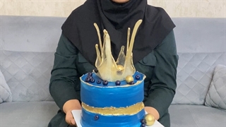 نظر خانم حلی دانشجوی دوره آموزش کیک پریسا خیامی