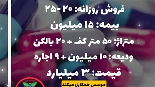 داروخانه فروشی در شهرقدس