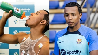 اولین تمرین ژول کونده در بارسلونا + تست های پزشکی