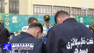 طرح رعد 58 پلیس پیشگیری فرماندهی انتظامی تهران بزرگ با حضور سردار حسین رحیمی و سرهنگ جلیل موقوفه ای برگزار گردید