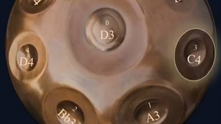 صدای ساز هنگدرام وندا در گام ر مینور D kurd