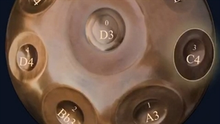 صدای ساز هنگ درام اکو در گام ر مینور