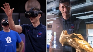 پشت صحنه مراسم معارفه لواندوفسکی در نیوکمپ