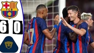 خلاصه بازی بارسلونا 6-0 پوماس ( 16 مرداد 1401 )