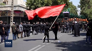عزای روز تاسوعا در مجیدیه تهران