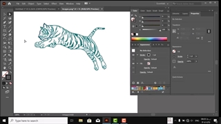طراحی لوگوی ببر در ایلاستریتور