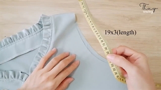 آموزش دوخت آستین لباس / فِلیچه