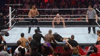 مسابقه ست رالینز و جان سینا در raw 2015 ماه ژانویه 12