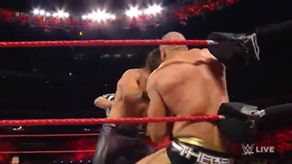 مسابقه ست رالینز و سزارو در raw 2017 ماه آگوست 28