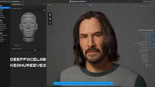 استفاده از تکنولوژی دیپ فیک (هوش مصنوعی) بر روی نرم افزار متاهیومن