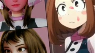 شخصیت های آکادمی قهرمانانه من به صورت سه بعدی