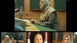 پشت صحنه دوبله یانگوم جواهری در قصر گوینده بانو هن