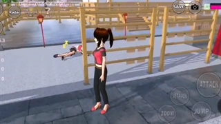 بازی ساکورا اسکول _ تئوری گربه توی معبد