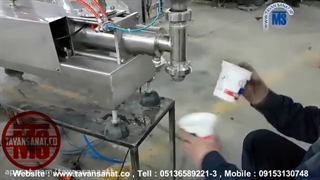 دستگاه بسته بندی سمنو | دستگاه پرکن مایعات غلیظ خانگی | 09152000050