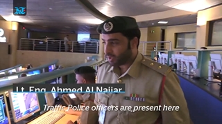 نحوه کنترل رانندگان متخلف توسط پلیس دبی