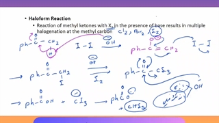 تدریس خصوصی شیمی آلی 1 و 2 داروسازی | دکتر نباتی| مکانیسم واکنش هالوفرم - یدوفرم