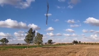 تصاویر واضحی از سقوط MQ-9 Reaper آمریکایی در لیبی