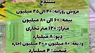 انتقال سرمایه داروخانه در سنندج