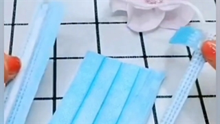 اموزش ساخت کاردستی با ماسک یکبارمصرف