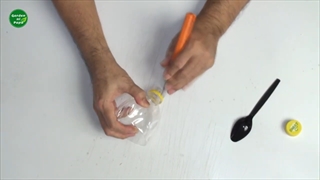 ساخت گلدان با قاشق یکبارمصرف دور ریختنی