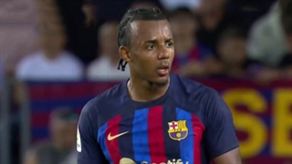 عملکرد ژول کونده در اولین بازی رسمی برای بارسلونا ( وایادولید ) - 6 شهریور 1401