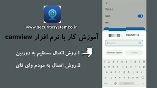 آموزش نرم افزار camview - نسل جدید دوربین بیسیم