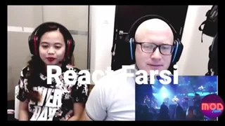 واکنش خارجیا به محسن یگانه ( من ) - عاشق خندیدنش شدن ☺️ - ری اکت به محسن یگانه