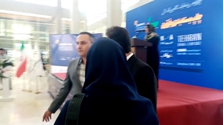 روبان بری در آیین افتتاحیه چهارمین نمایشگاه بین المللی چاپ و بسته بندی شهر آفتاب