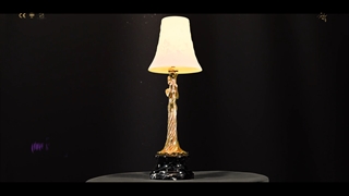 چراغ خواب رومیزی جفت پارس لوستر فراهانی تک شعله