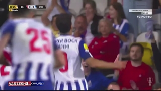 گل مهدی طارمی در بازی مقابل ژیل ویسنته