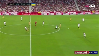 خلاصه بازی سویا-بارسلونا