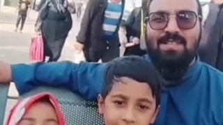 سرود خانوادگی دهه نودی ها در مسیر کربلا