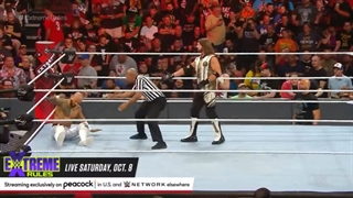 مسابقه ای جی استایلز و ricochet در extreme rules 2019 سر کمربند united states title