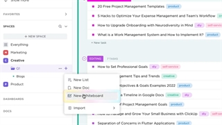 ClickUp آموزش وایت برد آنلاین
