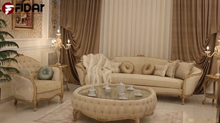 مبلمان نئوکلاسیک مدل برشا