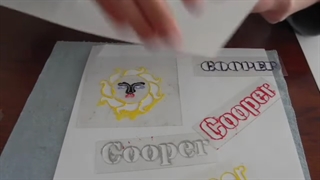 شابلون حکاکی لیزری