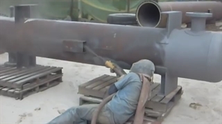 اجرای سندبلاست حرفه ای ابتکار پوشش میلاد