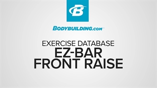 بالا آوردن هالتر ای زد از جلو EZ-Bar Front Raise
